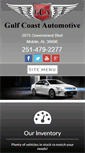 Mobile Screenshot of gulfcoastautomotive.com